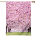 Japanese Cherry Blossom Tree Print House Flag