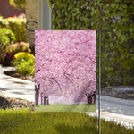 Japanese Cherry Blossom Tree Print House Flag