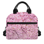 Japanese Cherry Blossom Tree Print Insulated Lunch Bag