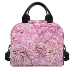 Japanese Cherry Blossom Tree Print Insulated Lunch Bag