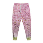 Japanese Cherry Blossom Tree Print Jogger Pants