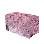 Japanese Cherry Blossom Tree Print Leather Tissue Box Cover