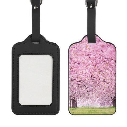 Japanese Cherry Blossom Tree Print Luggage Tag