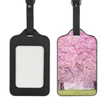 Japanese Cherry Blossom Tree Print Luggage Tag