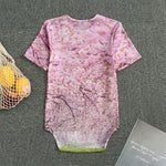 Japanese Cherry Blossom Tree Print Men's Bodysuit