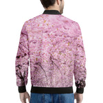 Japanese Cherry Blossom Tree Print Men's Bomber Jacket