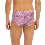 Japanese Cherry Blossom Tree Print Men's Briefs