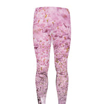Japanese Cherry Blossom Tree Print Men's leggings