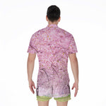 Japanese Cherry Blossom Tree Print Men's Rompers