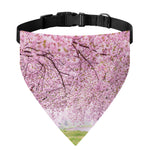 Japanese Cherry Blossom Tree Print Over The Collar Dog Bandana