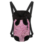 Japanese Cherry Blossom Tree Print Pet Carrier Backpack