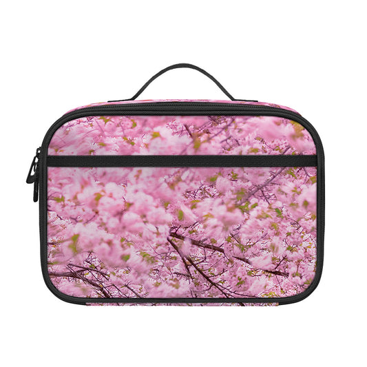 Japanese Cherry Blossom Tree Print Portable Lunch Bag