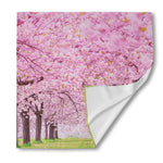 Japanese Cherry Blossom Tree Print Silk Bandana