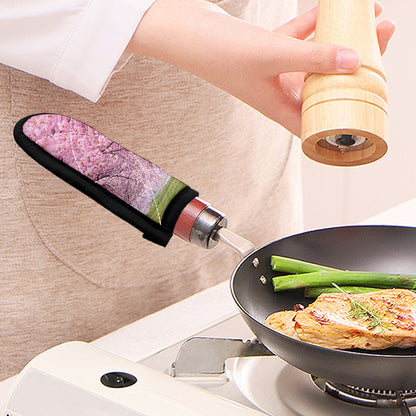 Japanese Cherry Blossom Tree Print Skillet Handle Cover