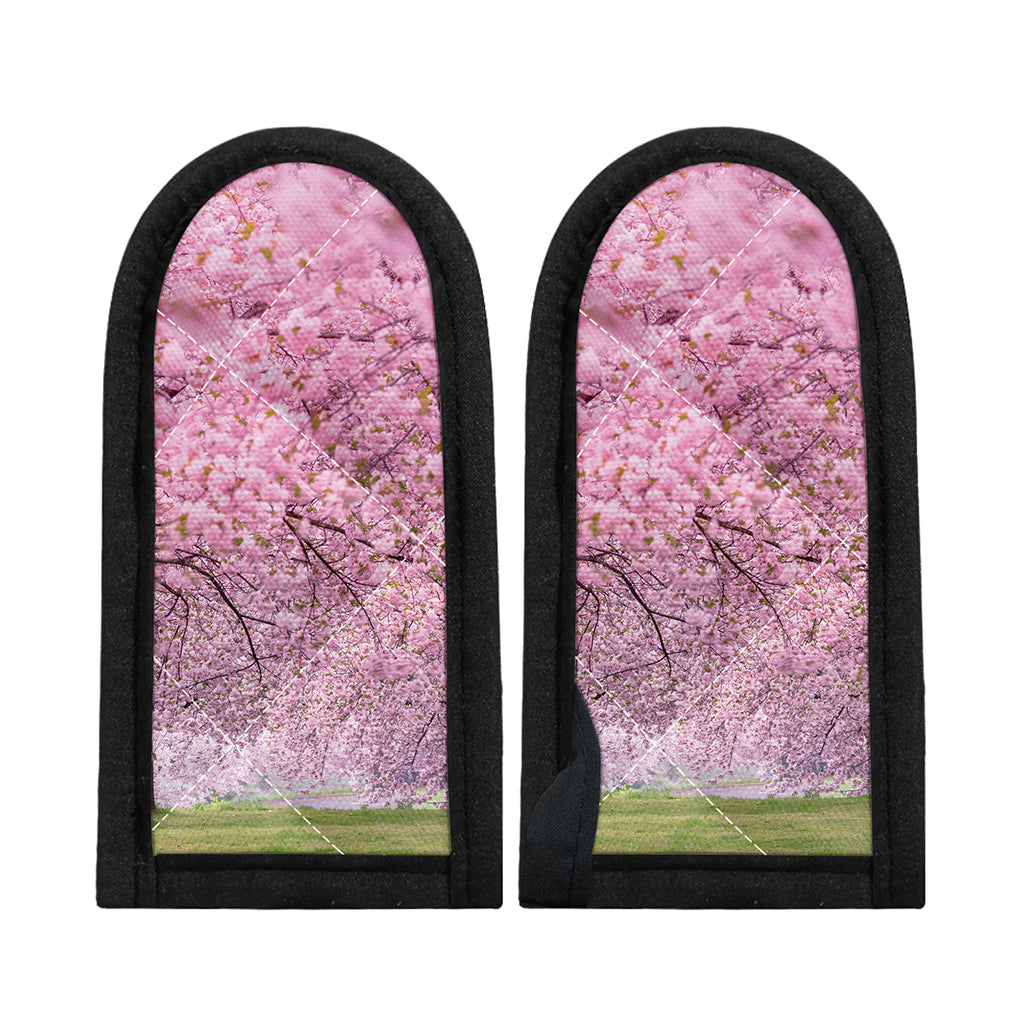 Japanese Cherry Blossom Tree Print Skillet Handle Cover