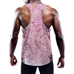 Japanese Cherry Blossom Tree Print Training Tank Top