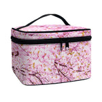 Japanese Cherry Blossom Tree Print Travel Makeup Bag