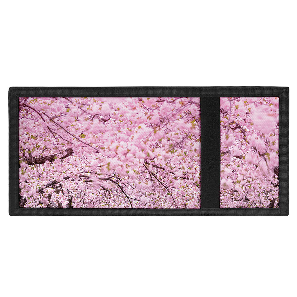 Japanese Cherry Blossom Tree Print Trifold Wallet