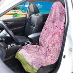 Japanese Cherry Blossom Tree Print Waterproof Car Seat Cover