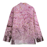 Japanese Cherry Blossom Tree Print Women's Blazer