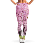 Japanese Cherry Blossom Tree Print Women's Leggings