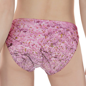 Japanese Cherry Blossom Tree Print Women's Panties