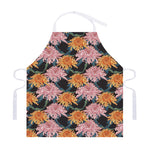 Japanese Chrysanthemum Pattern Print Adjustable Apron