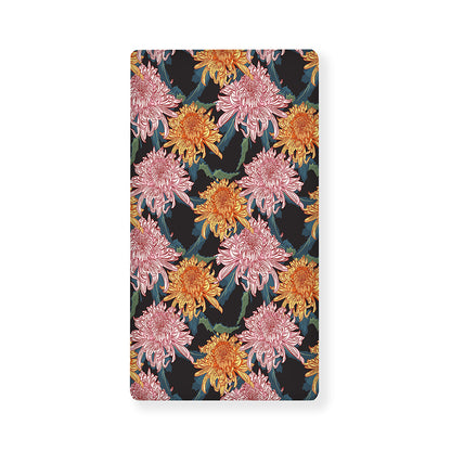 Japanese Chrysanthemum Pattern Print Baby Crib Sheet