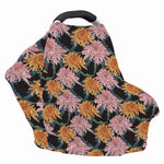 Japanese Chrysanthemum Pattern Print Baby Seat Cover