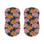 Japanese Chrysanthemum Pattern Print Bar Stool Covers
