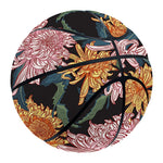 Japanese Chrysanthemum Pattern Print Basketball
