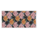 Japanese Chrysanthemum Pattern Print Beach Towel