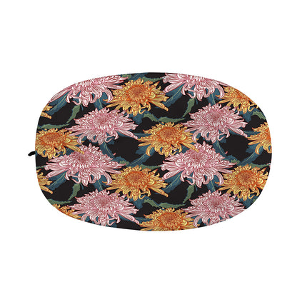 Japanese Chrysanthemum Pattern Print Car Side Mirror Covers