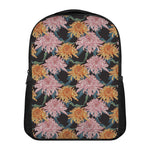 Japanese Chrysanthemum Pattern Print Casual Backpack