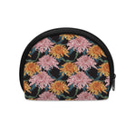 Japanese Chrysanthemum Pattern Print Coin Purse