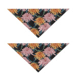 Japanese Chrysanthemum Pattern Print Dog Bandana