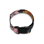 Japanese Chrysanthemum Pattern Print Dog Collar
