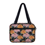 Japanese Chrysanthemum Pattern Print Double Strap Bible Bag