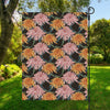 Japanese Chrysanthemum Pattern Print Garden Flag