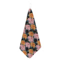 Japanese Chrysanthemum Pattern Print Hand Towel