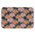 Japanese Chrysanthemum Pattern Print Indoor Door Mat