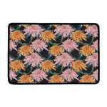 Japanese Chrysanthemum Pattern Print Kitchen Mat