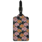 Japanese Chrysanthemum Pattern Print Luggage Tag