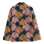 Japanese Chrysanthemum Pattern Print Men's Blazer