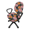 Japanese Chrysanthemum Pattern Print Office Chair Cover