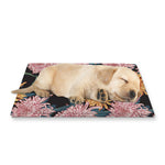Japanese Chrysanthemum Pattern Print Pet Cooling Mat Cover