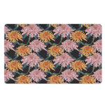 Japanese Chrysanthemum Pattern Print Polyester Doormat