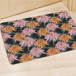 Japanese Chrysanthemum Pattern Print Polyester Doormat