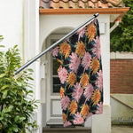 Japanese Chrysanthemum Pattern Print Polyester Flag