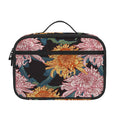 Japanese Chrysanthemum Pattern Print Portable Lunch Bag